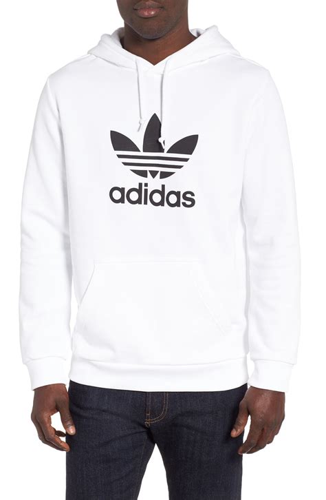 white adidas hoodie for boys.